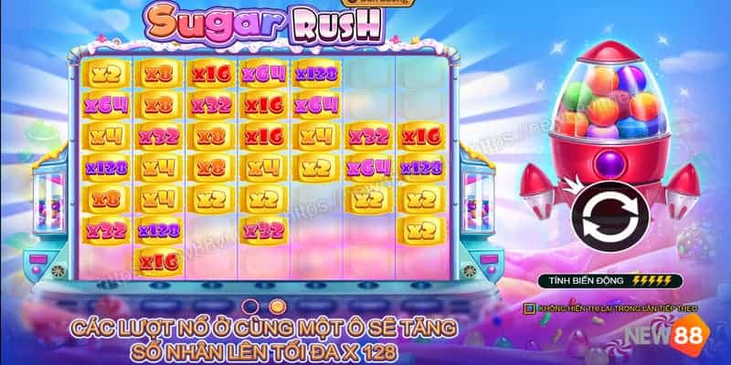 Nổ Hũ Sugar Rush - Món Quà Tuyệt Vời Cho Tín Đồ “Hảo Ngọt”  2 Nổ hũ Sugar Rush